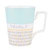 Conical tall mug NBC 560 ml dec. Family mint