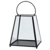 Lumarko Metal tapered lantern 17x17x19,5 cm juodas
