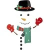 Amio Šaldytuvas magnet set - Snowman 20 pcs, 33,5x18,5x0,16 cm