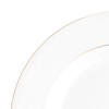 Porcelianinė desertinė lėkštė MariaPaula Classic Gold, baltos sp., ø 17 cm