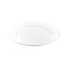 Porcelianinė desertinė lėkštė MariaPaula Classic Gold, baltos sp., ø 17 cm
