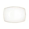 Lumarko Porcelianinė serviravimo lėkštė MariaPaula Moderna Gold, baltos sp., 24 cm