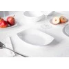 MariaPaula Square Moderna Baltas platter 24cm
