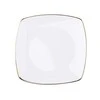Lumarko MariaPaula Square Moderna Gold dessert plate 18cm