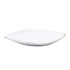 Lumarko MariaPaula Square Moderna Gold dessert plate 18cm
