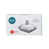 Karo glass butter dish 17x11 cm