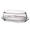 Lumarko Glass butter dish with lid 21x10,5x7cm