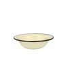 Enamelled bowl 1,15l dia.22cm h. 6,2cm cream