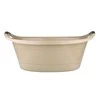 Oval bowl 40l beige