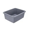 Rectangular bowl 33,7x26,8 cm 8 L pilka
