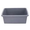 Rectangular bowl 37,5Xx30,5 cm 11 L pilka
