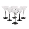 Lumarko Onyx set of 6 martini glasses 260ml
