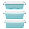 Orplast „Arcticline“ 3 kvadratinių maisto indelių rinkinys, 0,6 l, 15 x 15 x 4,5 cm