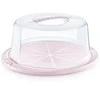 Lumarko Cake container round 33,5x38x17 cm nordic pink
