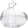 Glass egg box 13,5x9,5x12,5 cm