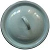 Emaliuotas viršelis 16 cm žaliai margas