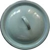 Emaliuotas viršelis 18 cm žaliai margas