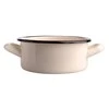 Altom Design Enamelled saucepan 0,8l dia.14cm h.6,4cm cream