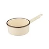 Altom Design Enamelled saucepan with handle 1,0l dia.14cm h.7cm cream