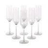 Rubin set of 6 pcs champagne glasses 220 ml