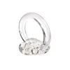 Lumarko Glass napkin holder ring shape