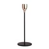 Lumarko Juodas metal candle holder with auksinis 8x822,5 cm