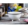 CREAM Emaliuotas kiaurasamtis 22,5 cm kreminės spalvos
