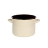 Emalia Silesia Rybnik Straight puodas 3,3l dia.18cm h.14cm cream/inside dark