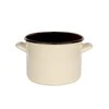 Emalia Silesia Rybnik Straight puodas 4,4l dia.20cm h.15cm cream/inside dark