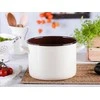 Altom Design Tiesus puodas 5,8l, skersmuo 22cm, aukštis 16cm, kreminė/vidus tamsus