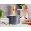 Altom Design POT 16 CM ENAMEL Pilkas SPECKLED