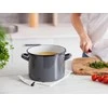 Altom Design POT 18 CM ENAMEL Pilkas SPECKLED