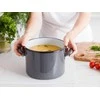 Altom Design POT 20 CM ENAMEL Pilkas SPECKLED