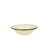 CREAM Emaliuotas dubuo 0,55 l, skersmuo 18 cm, aukštis 4,9 cm, kreminės spalvos