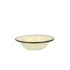 CREAM Emaliuotas dubuo 0,95 l, skersmuo 20 cm, aukštis 5,3 cm, kreminės spalvos