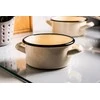 Altom Design Enamelled saucepan 0,5l dia.12cm h.5,8cm cream