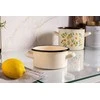 Altom Design Enamelled saucepan 0,5l dia.12cm h.5,8cm cream