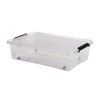 Moxom Simple store storage container with lid on wheels 58x39x16cm 29 L