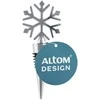Wine stopper snowflake 11,5x4,5x2 cm, sidabrinis