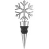 Wine stopper snowflake 11,5x4,5x2 cm, sidabrinis