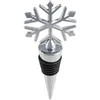 Wine stopper snowflake 11,5x4,5x2 cm, sidabrinis