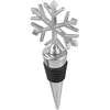 Wine stopper snowflake 11,5x4,5x2 cm, sidabrinis