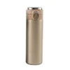 Gold vacuum flask with led 420 ml