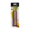 Indoor thermometer wooden golden scale 15x4,3cm bow