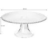 Tortinė iš stiklo ant kojelės 28cm,Karo