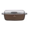 Valdinox Aurum rectangular roaster 32cmx21cm with glass cover (5,7L+2,4L)