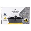 „Valdinox Rock“ stačiakampė kepimo skarda 32 cm x 21 cm su stikliniu dangčiu (5,7 l + 2,4 l)