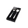 Violino 2 pcs salad serveris polished flock