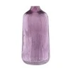 Glass vase h-21cm, violetinė (color box)