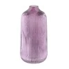 Glass vase h-21cm, violetinė (color box)